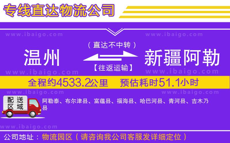 溫州到新疆阿勒泰地區(qū)貨運專線 溫州到新疆阿勒泰地區(qū)貨運專線