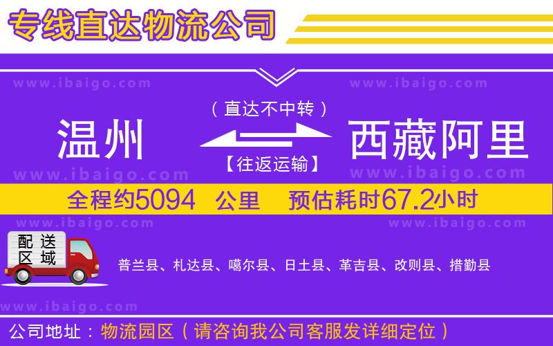 溫州到西藏阿里地區(qū)貨運(yùn)專線 溫州到西藏阿里地區(qū)貨運(yùn)專線