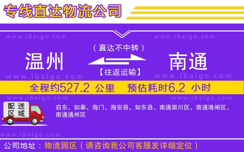 溫州到南通貨運專線 溫州到南通貨運專線