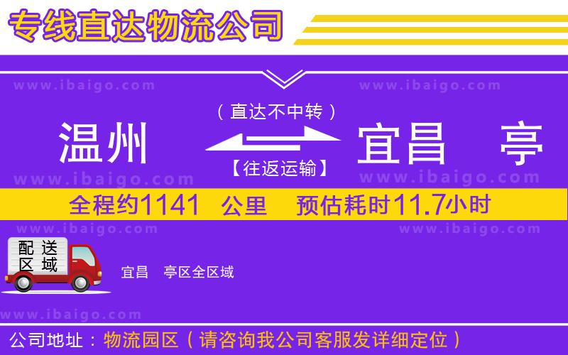 溫州到宜昌猇亭區(qū)貨運(yùn)專線 溫州到宜昌猇亭區(qū)貨運(yùn)專線