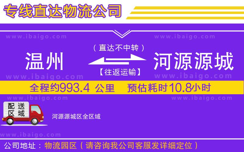 溫州到河源源城區(qū)物流專線 溫州到河源源城區(qū)物流專線