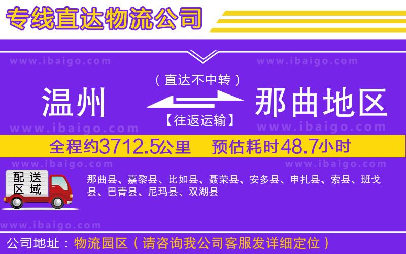 溫州到那曲地區(qū)貨運(yùn)公司 溫州到那曲地區(qū)貨運(yùn)公司