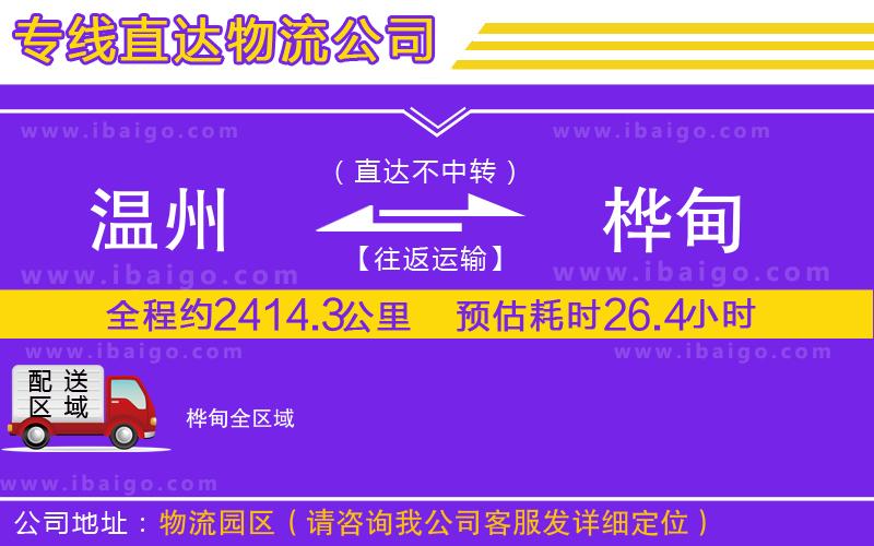 溫州到樺甸物流公司 溫州到樺甸物流公司