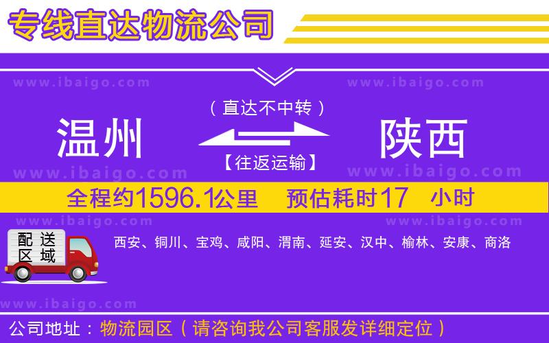 溫州到陜西物流專線 溫州到陜西物流專線