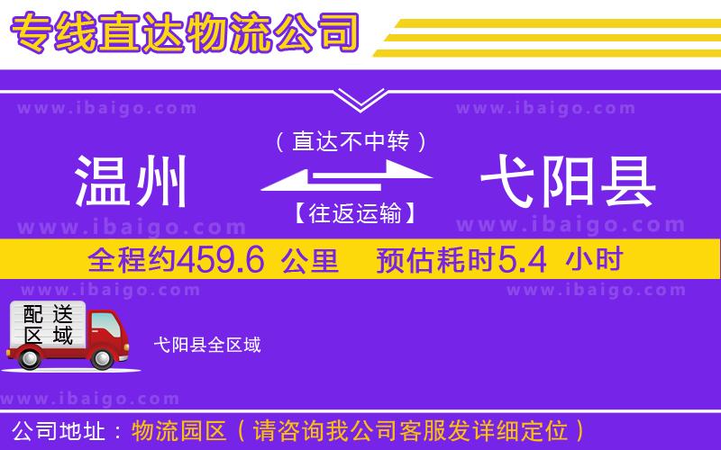 溫州到弋陽(yáng)縣貨運(yùn)專線