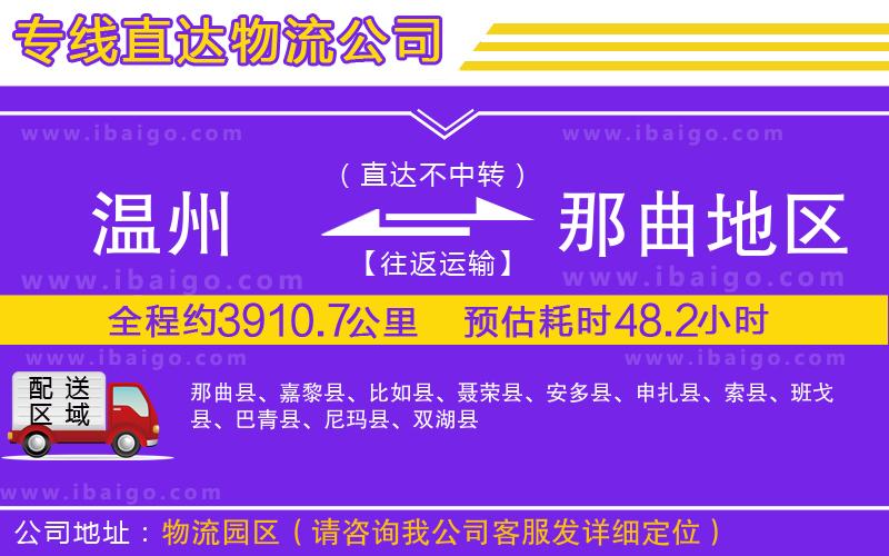 溫州到那曲地區(qū)物流專線 溫州到那曲地區(qū)物流專線