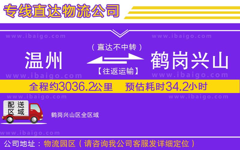 溫州到鶴崗興山區(qū)貨運專線 溫州到鶴崗興山區(qū)貨運專線