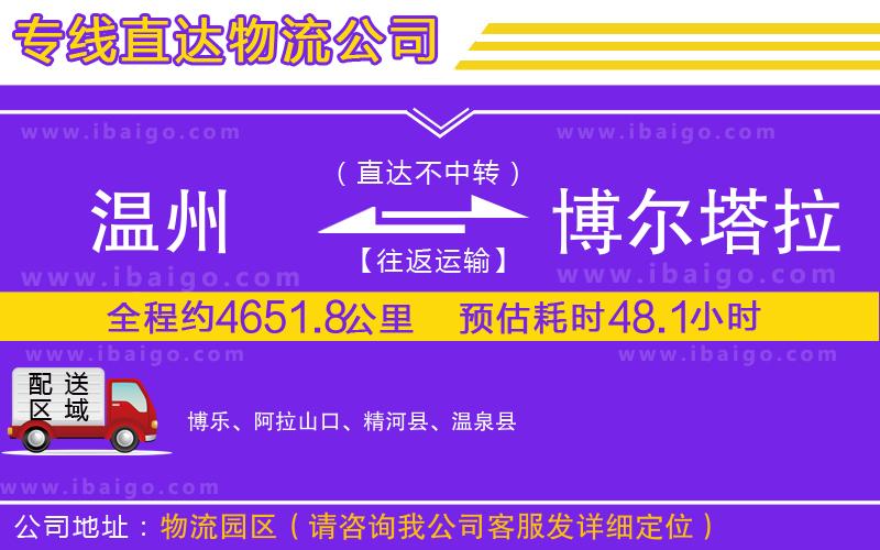 溫州到博爾塔拉蒙古自治州物流專線 溫州到博爾塔拉蒙古自治州物流專線