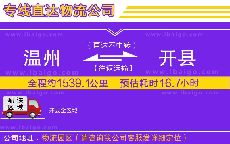 溫州到開縣貨運(yùn)專線 溫州到開縣貨運(yùn)專線