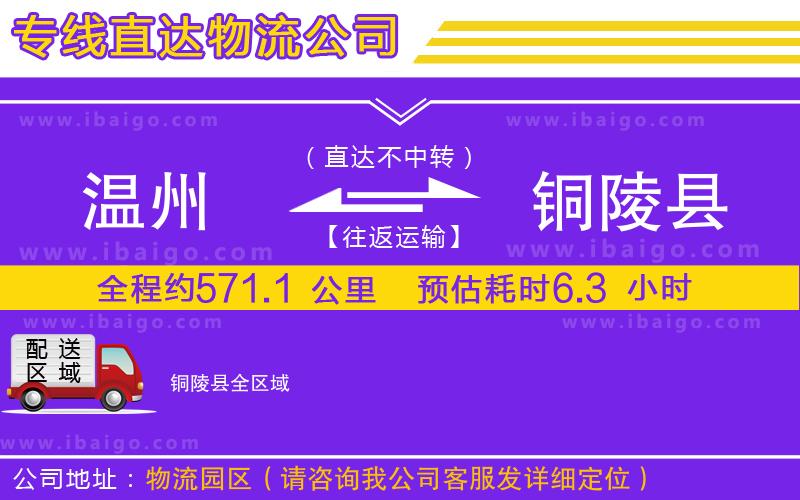 溫州到銅陵縣貨運(yùn) 溫州到銅陵縣貨運(yùn)